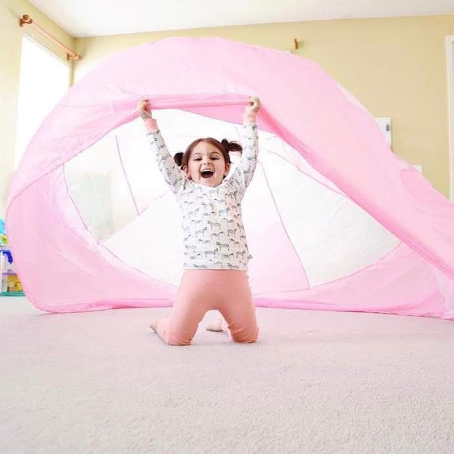 The Gift Shop Airfort - Build a Fort in 30 Seconds, Inflatable Fort for Kids, Play Tent for 3-14 Years, Playhouse Where Imagination Runs Wild, Fan Not Included