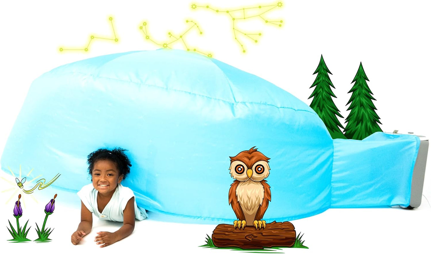 The Gift Shop Airfort - Build a Fort in 30 Seconds, Inflatable Fort for Kids, Play Tent for 3-14 Years, Playhouse Where Imagination Runs Wild, Fan Not Included