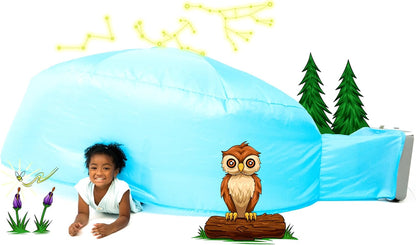 The Gift Shop Airfort - Build a Fort in 30 Seconds, Inflatable Fort for Kids, Play Tent for 3-14 Years, Playhouse Where Imagination Runs Wild, Fan Not Included