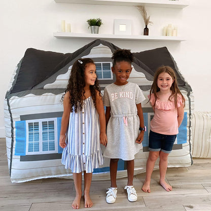 The Gift Shop Airfort - Build a Fort in 30 Seconds, Inflatable Fort for Kids, Play Tent for 3-14 Years, Playhouse Where Imagination Runs Wild, Fan Not Included
