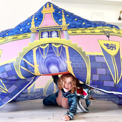 The Gift Shop Airfort - Build a Fort in 30 Seconds, Inflatable Fort for Kids, Play Tent for 3-14 Years, Playhouse Where Imagination Runs Wild, Fan Not Included