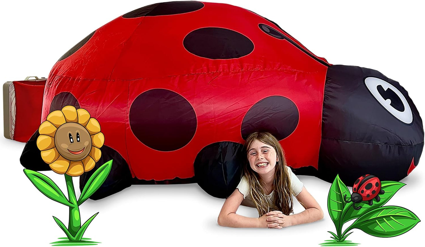 The Gift Shop Airfort - Build a Fort in 30 Seconds, Inflatable Fort for Kids, Play Tent for 3-14 Years, Playhouse Where Imagination Runs Wild, Fan Not Included