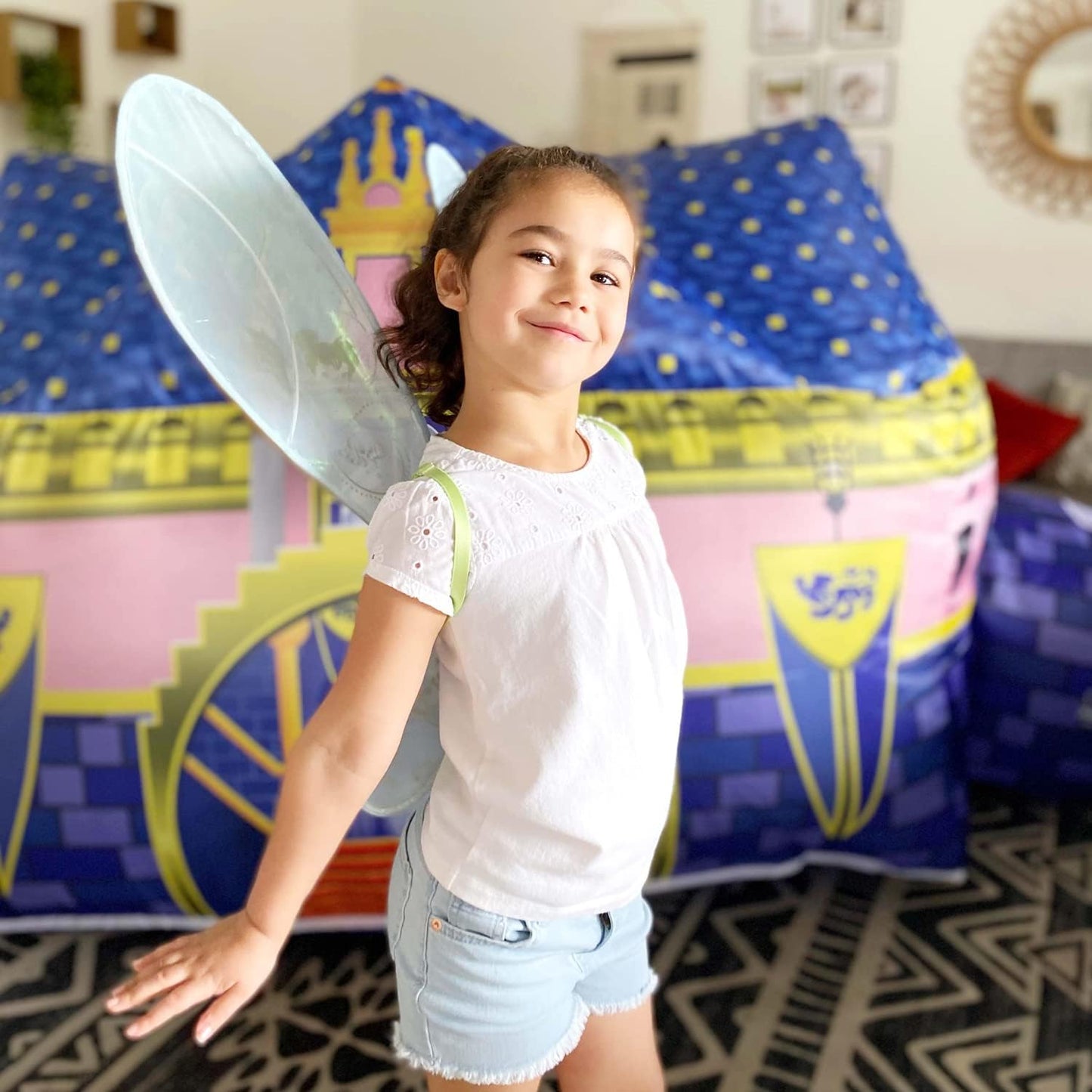 The Gift Shop Airfort - Build a Fort in 30 Seconds, Inflatable Fort for Kids, Play Tent for 3-14 Years, Playhouse Where Imagination Runs Wild, Fan Not Included