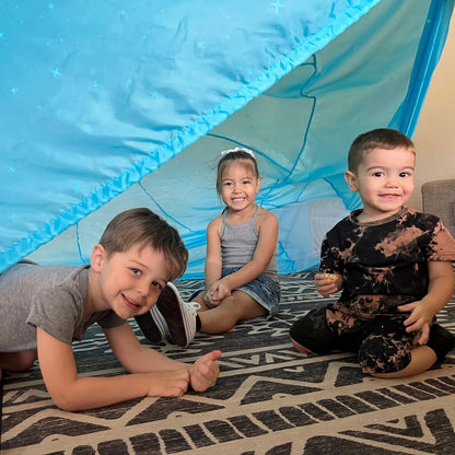 The Gift Shop Airfort - Build a Fort in 30 Seconds, Inflatable Fort for Kids, Play Tent for 3-14 Years, Playhouse Where Imagination Runs Wild, Fan Not Included